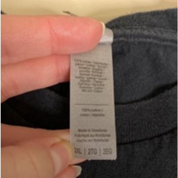 Goth Grunge Metal Graphic Tee Pentagram Dark Lord Quote Black Gildan 2XL - Picture 5 of 7